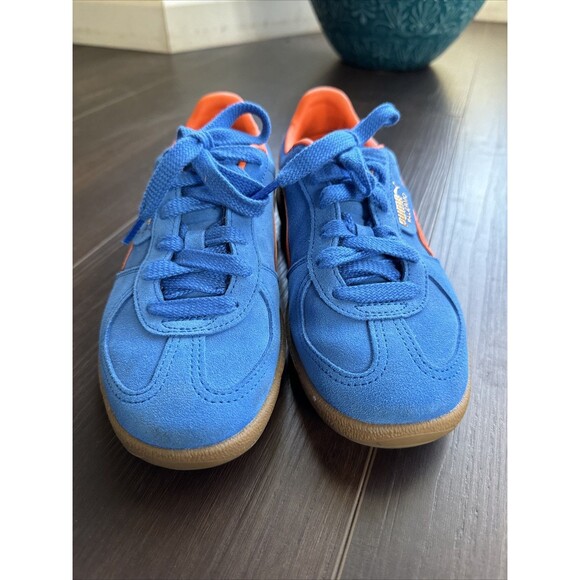 Puma Palermo Royal Blue Orange Gum Women’s Sz EU 37.5 - Picture 2 of 5